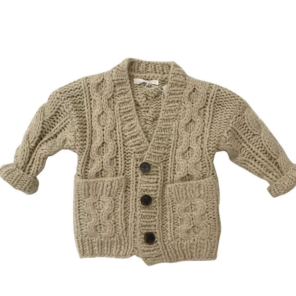 织短款棒针毛衣粗线宽松版女,粗棒针儿童新款毛衣女