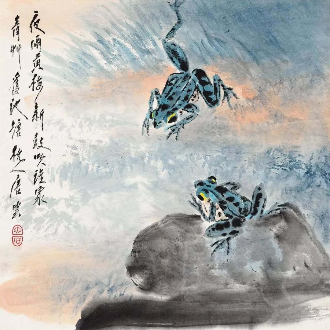 唐云早期花鸟作品欣赏,唐云先生花鸟条幅全集