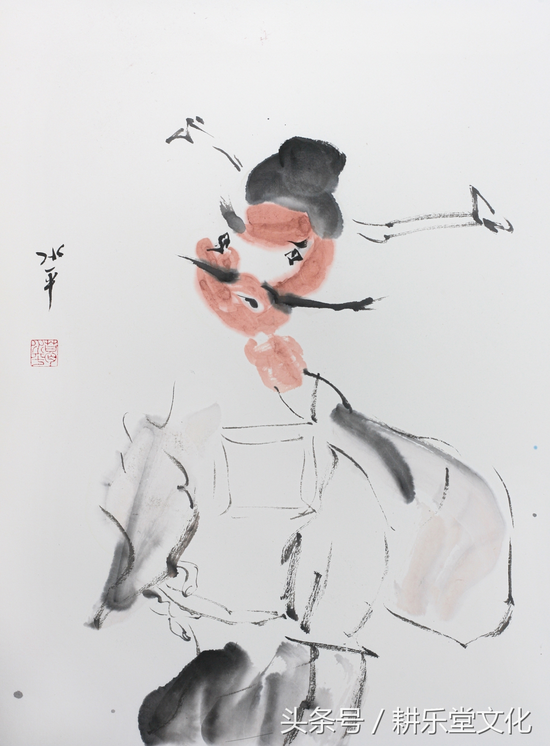 美女作家画驴,画出了浓郁的泥土气息