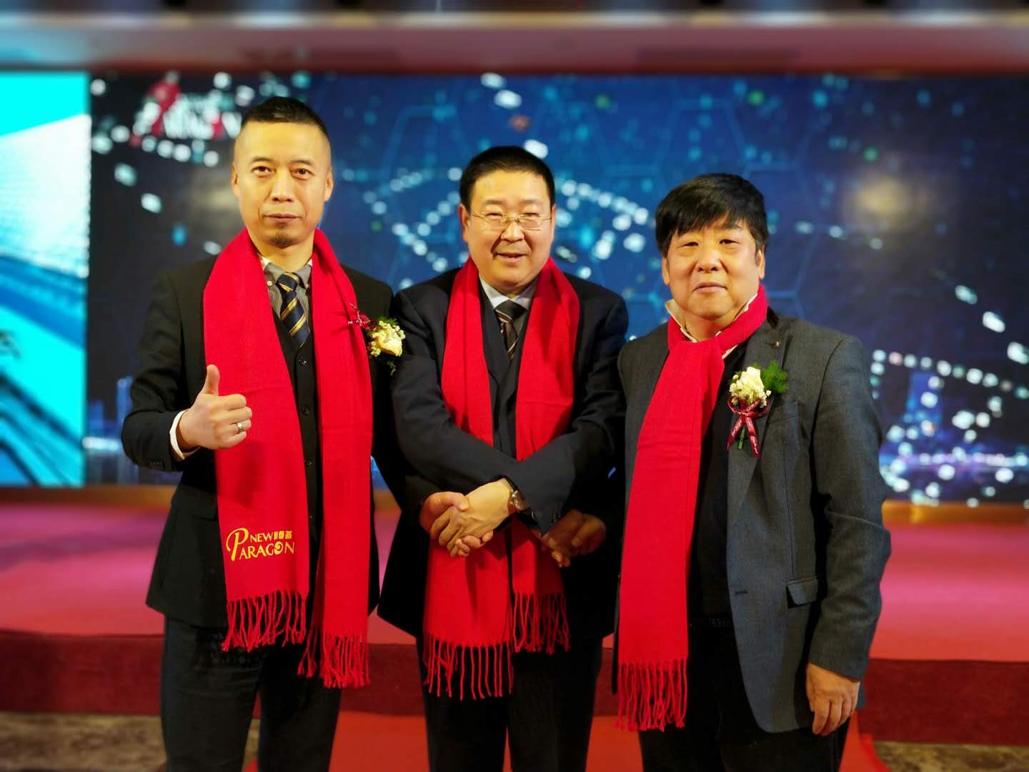 在蓝溪国际酒店，兰勇先生情不自禁地说出了“新磐基最大的靠山”