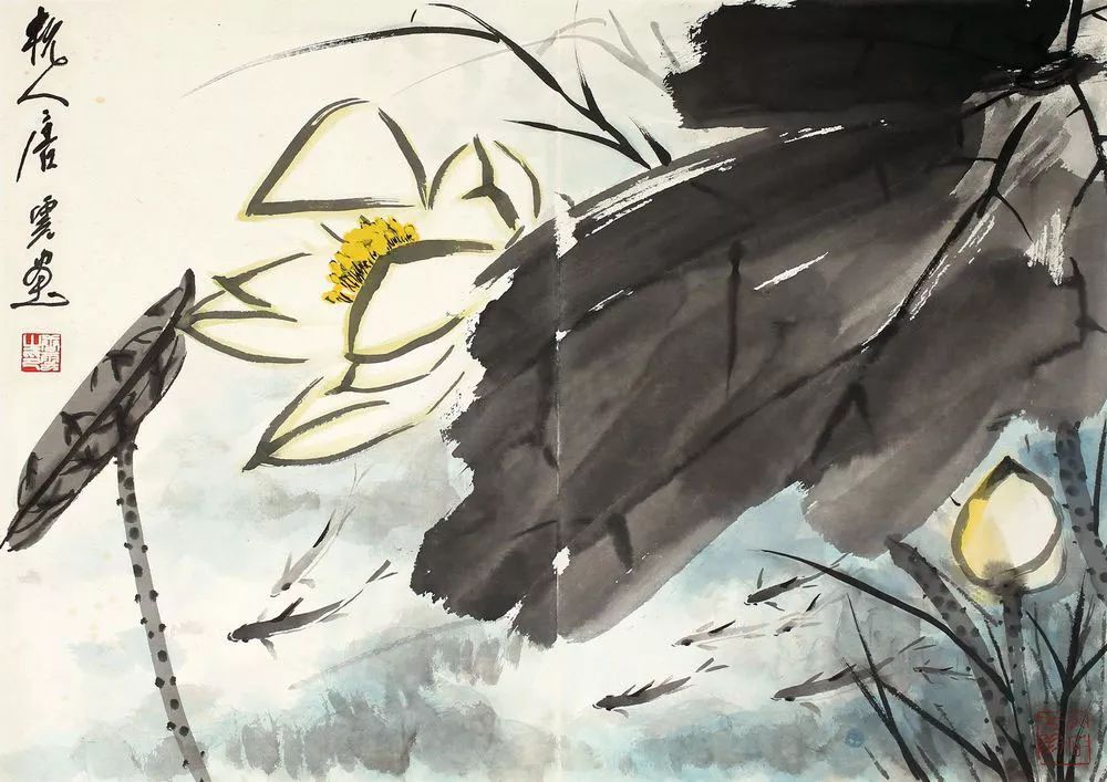 唐云早期花鸟作品欣赏,唐云先生花鸟条幅全集