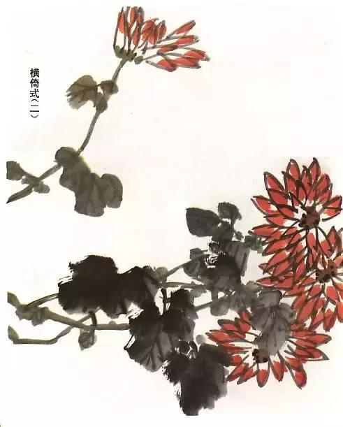 国画菊花画法教学视频,国画入门菊花的画法