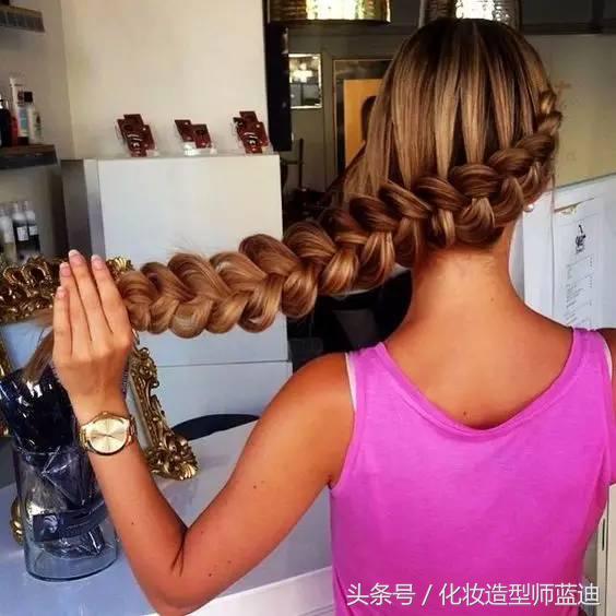 觉得直发好看,直发适合的编发