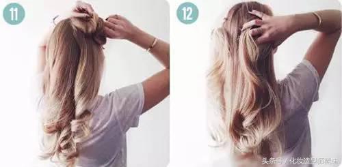 自然好看的卷发教程,超自然卷发造型教程