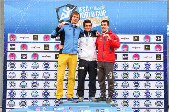 攀岩世界杯第二站,水墨大埝攀岩