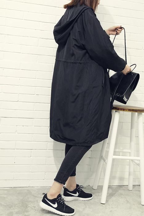 风衣时尚大气上档次中长款无斗篷,气质款优雅中长款风衣