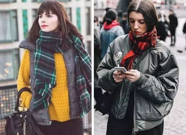 盘点一下今冬最in的围巾款式，轻松承包你冬季的所有时髦搭配