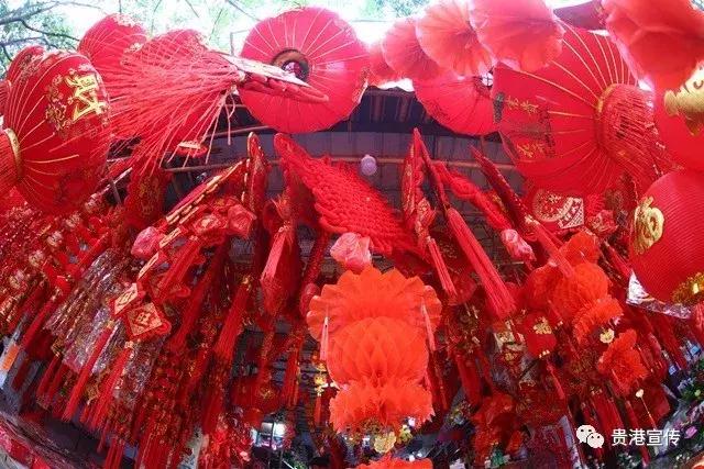 年味十足街拍图片大全,春节贵港街头