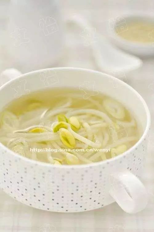 黄豆芽榨菜汤,黄豆芽汤