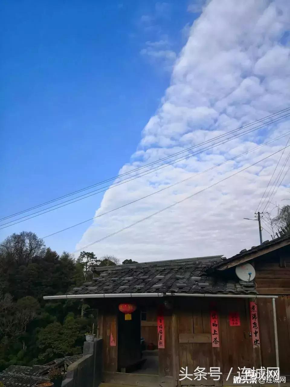 连城再现“云墙”如同“星际穿越”……