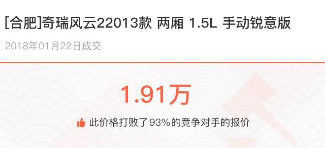 2万多的奇瑞风云2,奇瑞风云2裸车价6万
