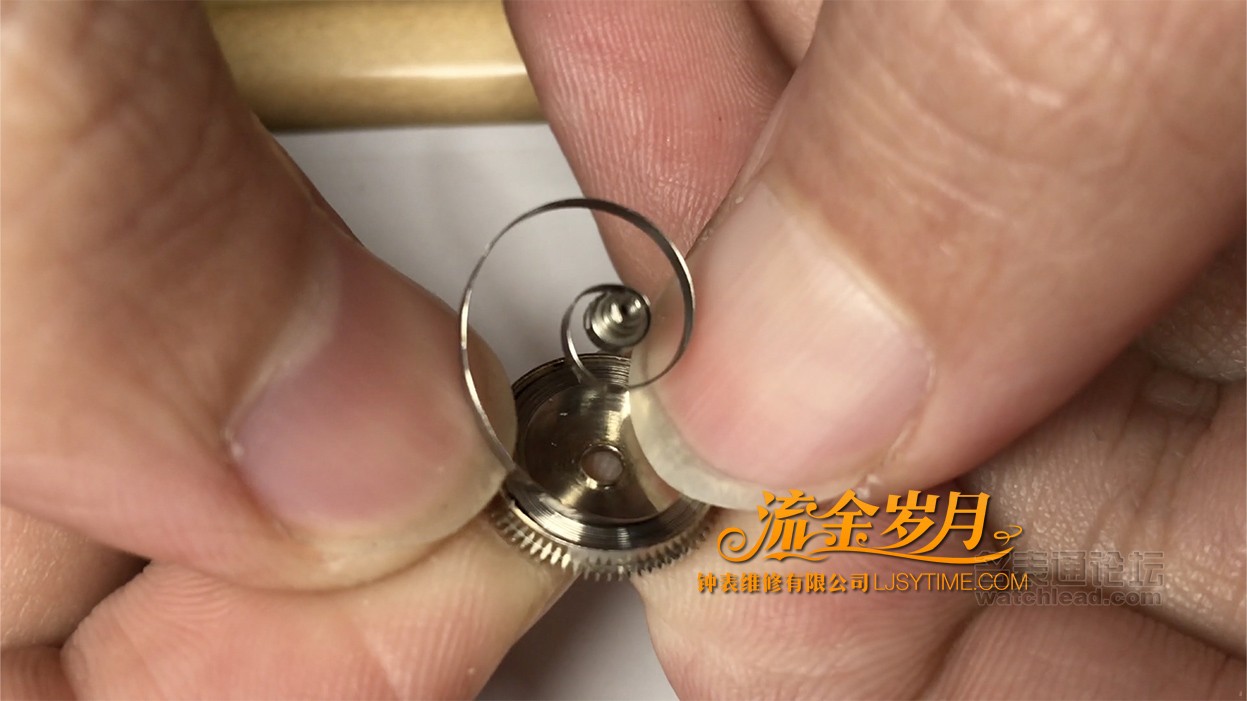 浪琴表如何保养和维修,修表教程浪琴八针月相