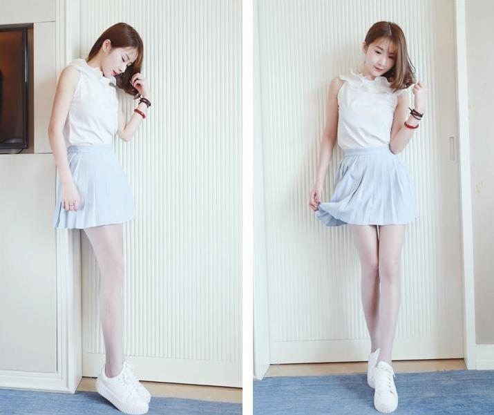 黑丝袜长腿袜搭配图片,丝袜美腿塑形袜日系薄款