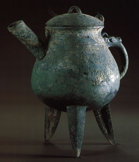 两件战国的青铜器,有中国二字的青铜器