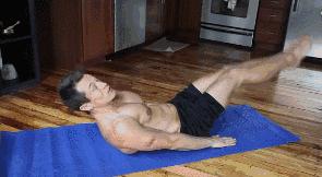 健身人鱼线动作教程,人鱼线健身动作大全