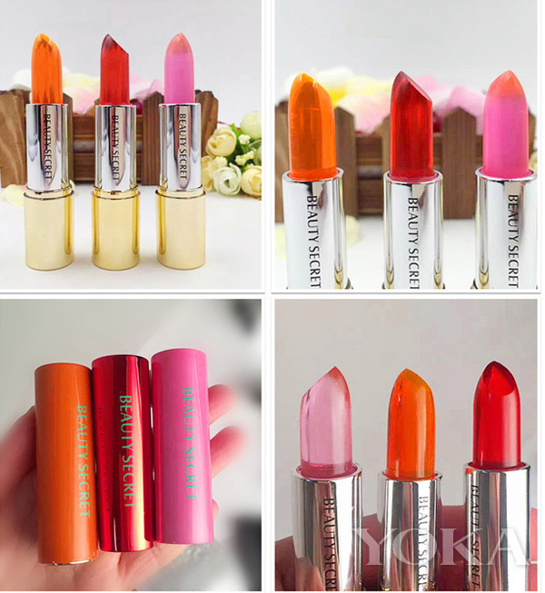 mac果冻透明润唇膏,果冻变色滋润保湿唇膏