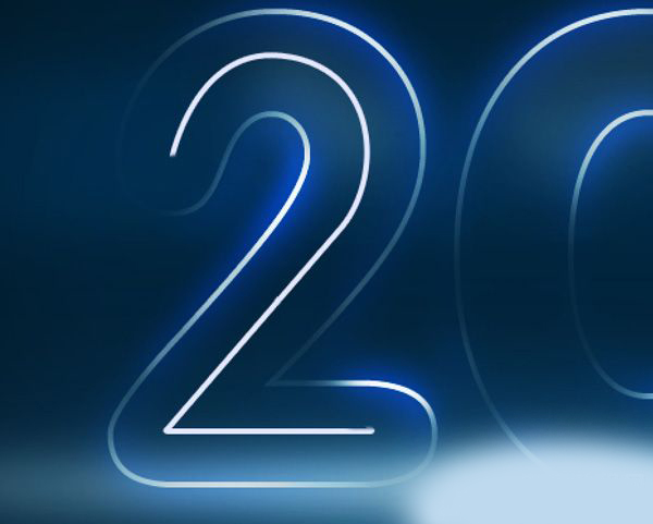 ps多层次色彩霓虹字制作,ps蓝色火焰字教程