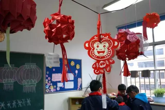 元宵节主题墙亲子作品,元宵节怎么装饰作品墙