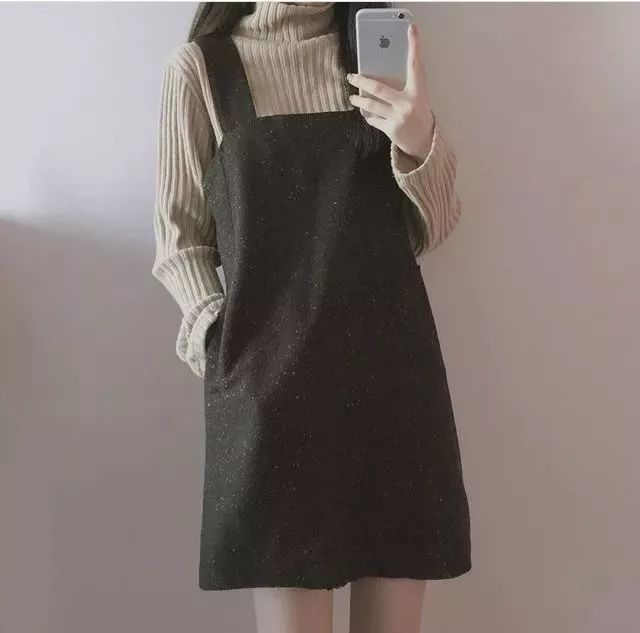 减龄背带裙冬天,200斤夏季背带裙大码胖mm显瘦遮肉