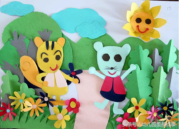 幼儿园立体墙面装饰新年,幼儿园小班墙饰简单大方