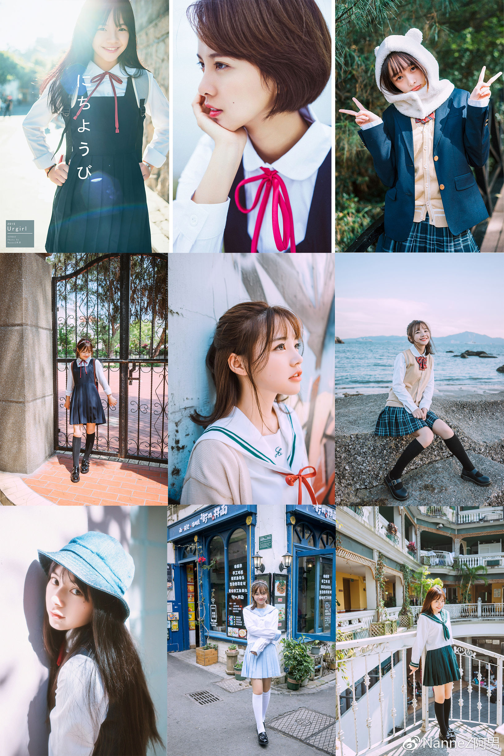 海边jk制服拍摄教程,日系jk制服套装女