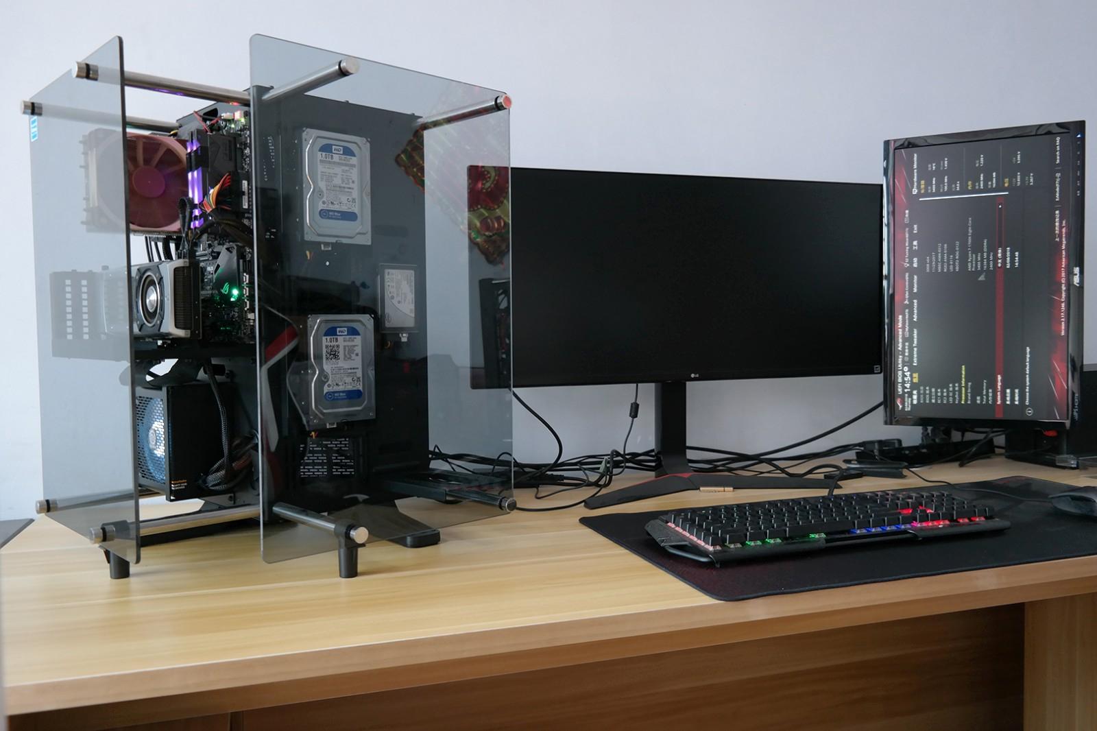 水冷散热电脑装机全过程,tt水冷装机