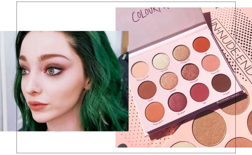 爆红网络靠一头绿发？让80万人沦陷的绝世美颜，竟是靠化妆台上的