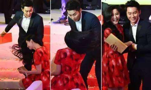 胡歌摔倒事件视频,胡歌摔倒全过程