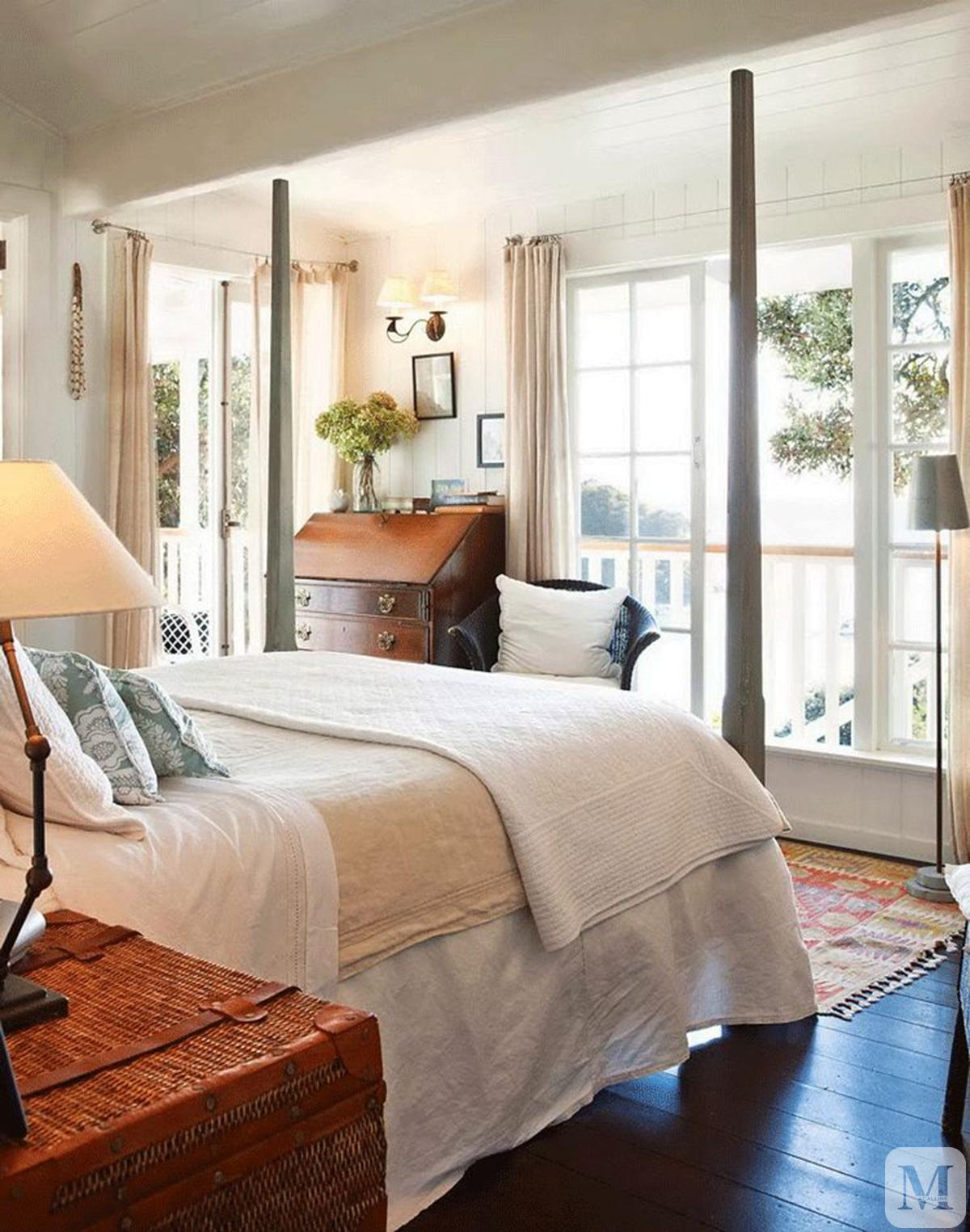 法式卧室黑色床搭配效果图,豪宅卧室上下铺