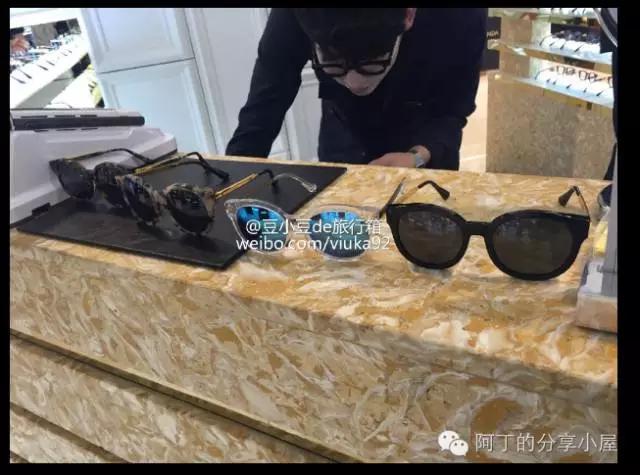 墨镜看出来的效果,女士显脸小墨镜防紫外线清新甜美