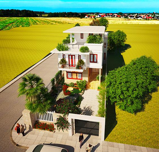 两侧都是邻居如何采光,左右邻居采光怎么设计