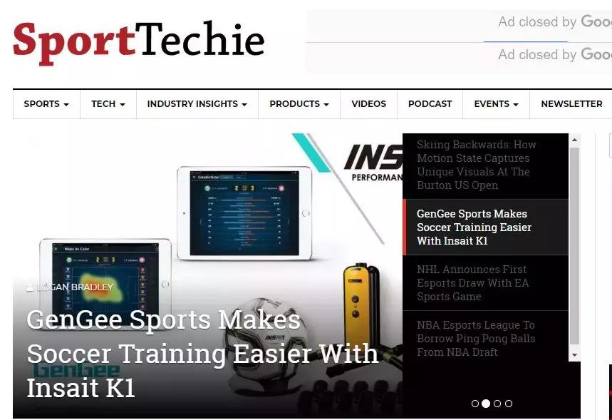 美国知名运动科技媒体专题报道INSAITK1|足球训练更得心应手