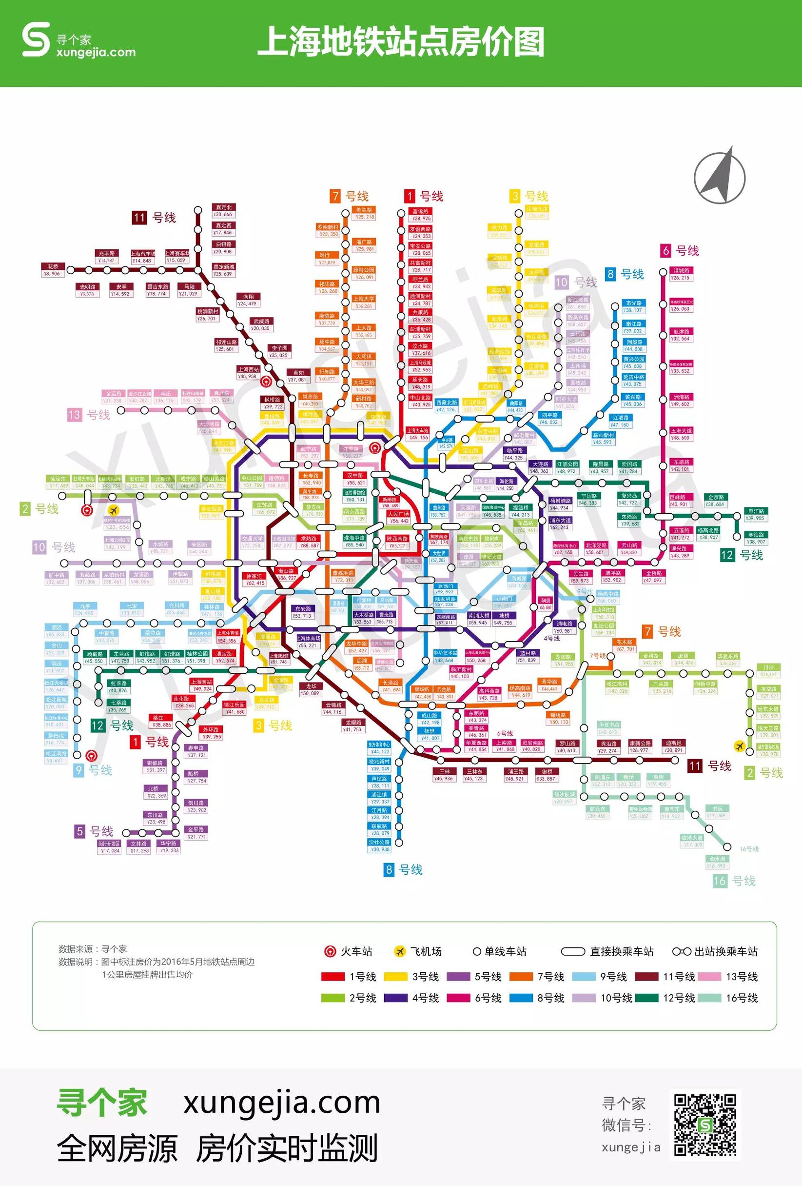 上海地铁站点房价图,上海地铁沿线房价图最新版