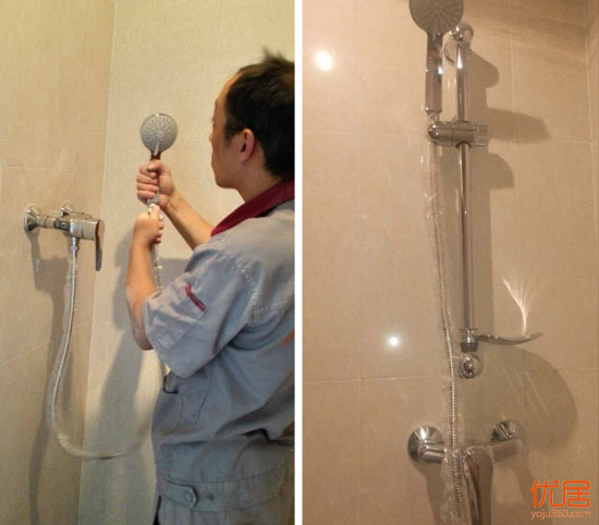 花洒底座一般安装多高,热水器花洒安装离地多高