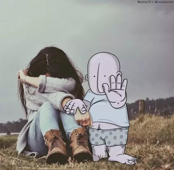 一组脑洞大开的小漫画,脑中构思了一部有意思的创意漫画