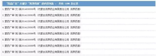 内蒙古食药监局:为鸿茅药酒“平反”?