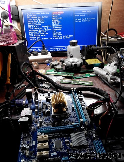 技嘉主板调了bios后不停断电重启,技嘉h81m-s1主板反复重启
