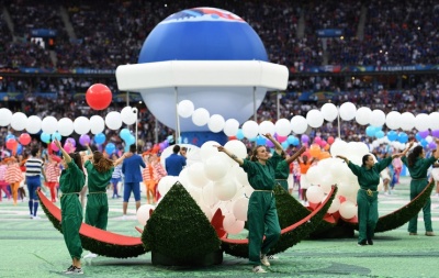 2016欧洲杯开幕式盛况,2016欧洲杯开幕式前夜回放