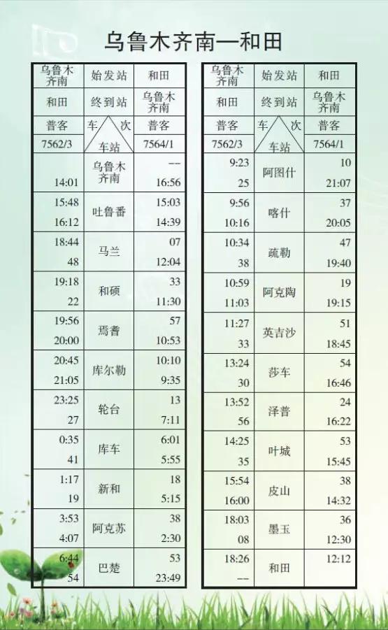 最新列车运行信息,最新新疆出疆列车时刻表