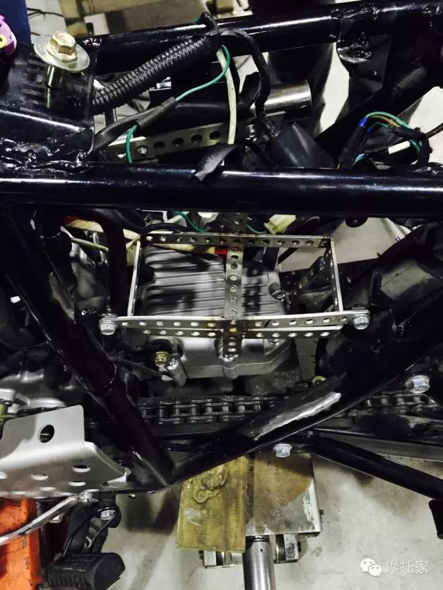 鑫源400复古摩托车改装案例,鑫源摩托复古改装