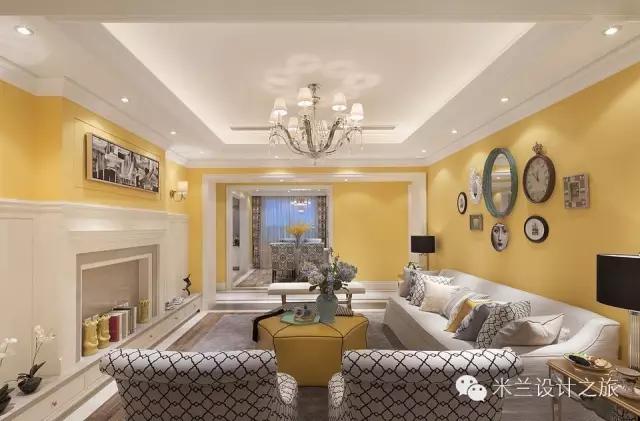 美式风格装修样板房效果图,美式装修风格样板房案例