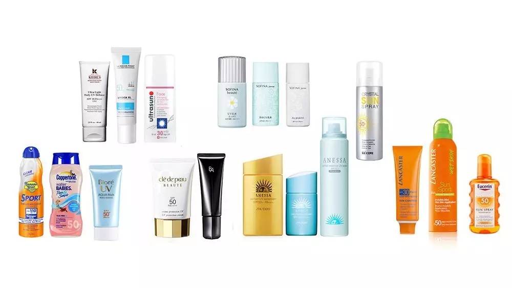 18款最热门防晒霜／防晒喷雾成分解析