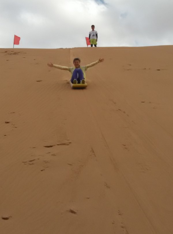 爸爸去哪儿旅游打卡,爸爸去哪儿宁夏中卫沙坡头