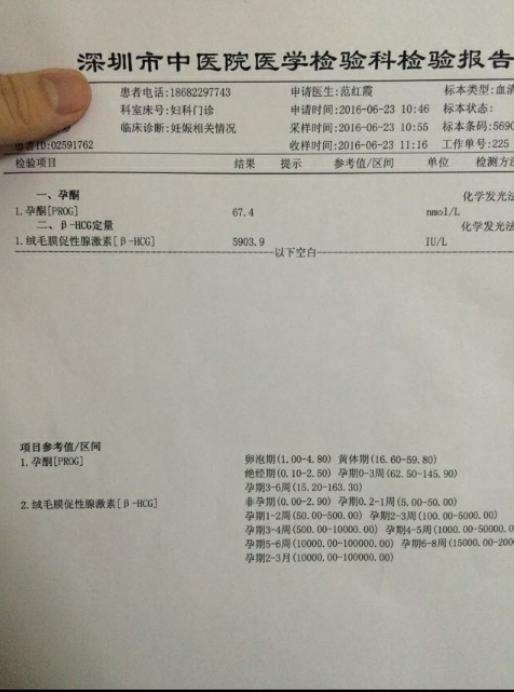 孕酮不涨流褐色物成功有胎心连医生都说是奇迹