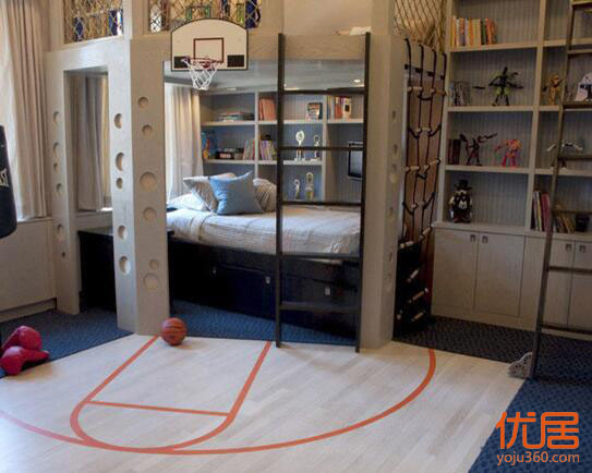 帅气的卧室设计,帅气男生卧室设计