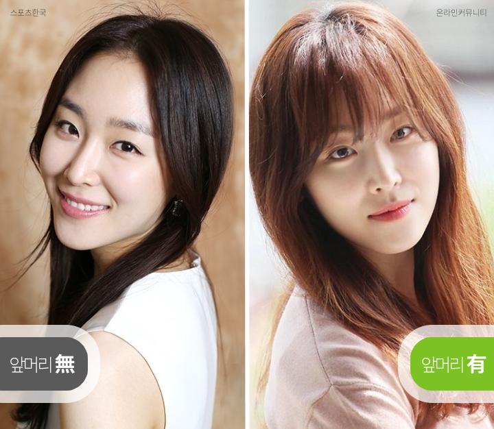 刘海尴尬期刘海怎么弄好看,刘海逆着长可以矫正吗