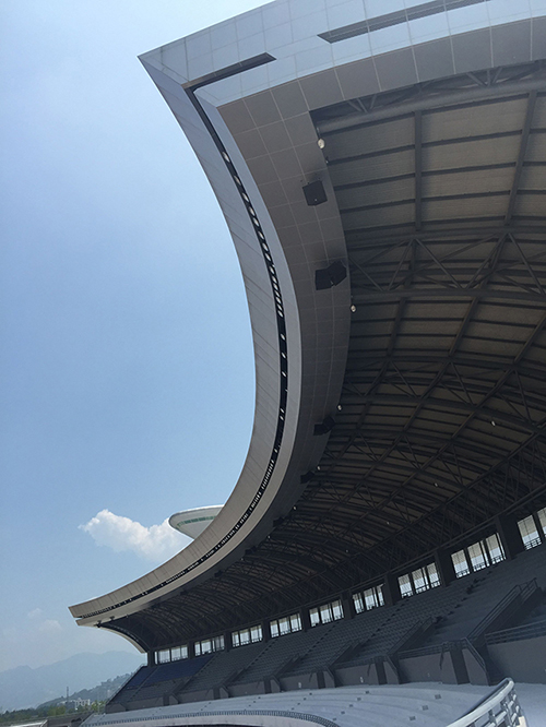 助力首届全国青年运动会博世EV成功进驻长乐体育中心