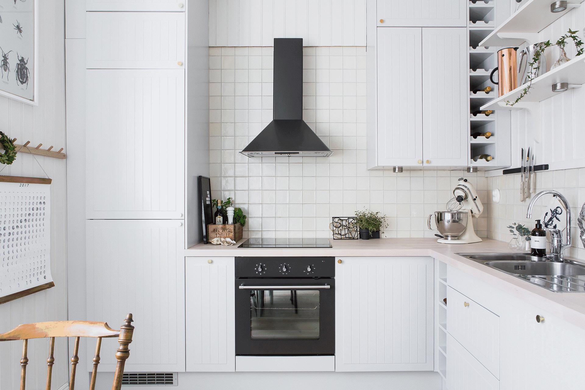 厨房橱柜门新中式款式和颜色,厨房吊柜颜色与橱柜门颜色搭配