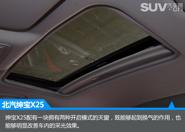 代步好选择SUV汽车网评测北汽绅宝X25