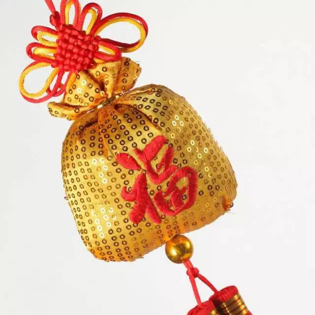 吉祥如意福字中国结挂件,吉祥如意前程似锦中国结